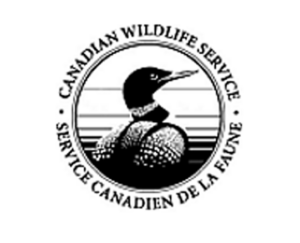 The Canadian Wildlife Service logo with a loon inside a circle in black and white.